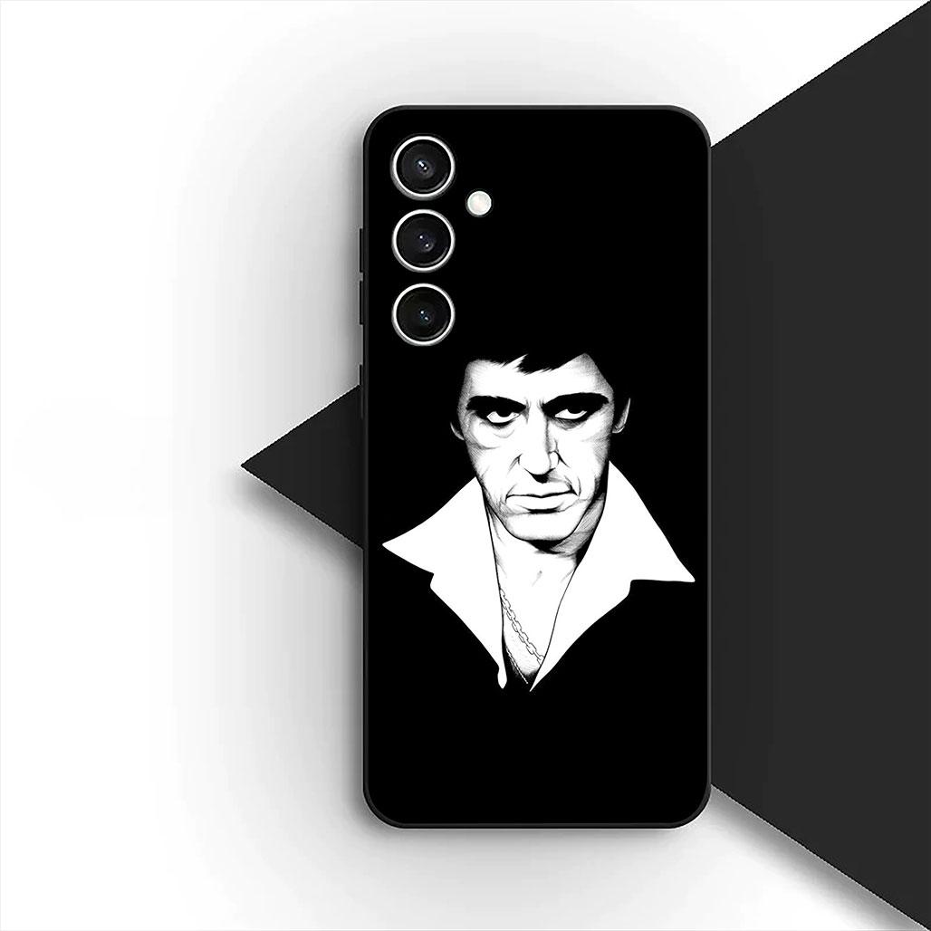 

S-Scarfaces Poster Silicone Cover for Samsung Galaxy S25 S24 S23 FE Ultra Plus S7 Edge S25+ S24+ A56 5G + Coque Phone Case Galaxy S23 FE
