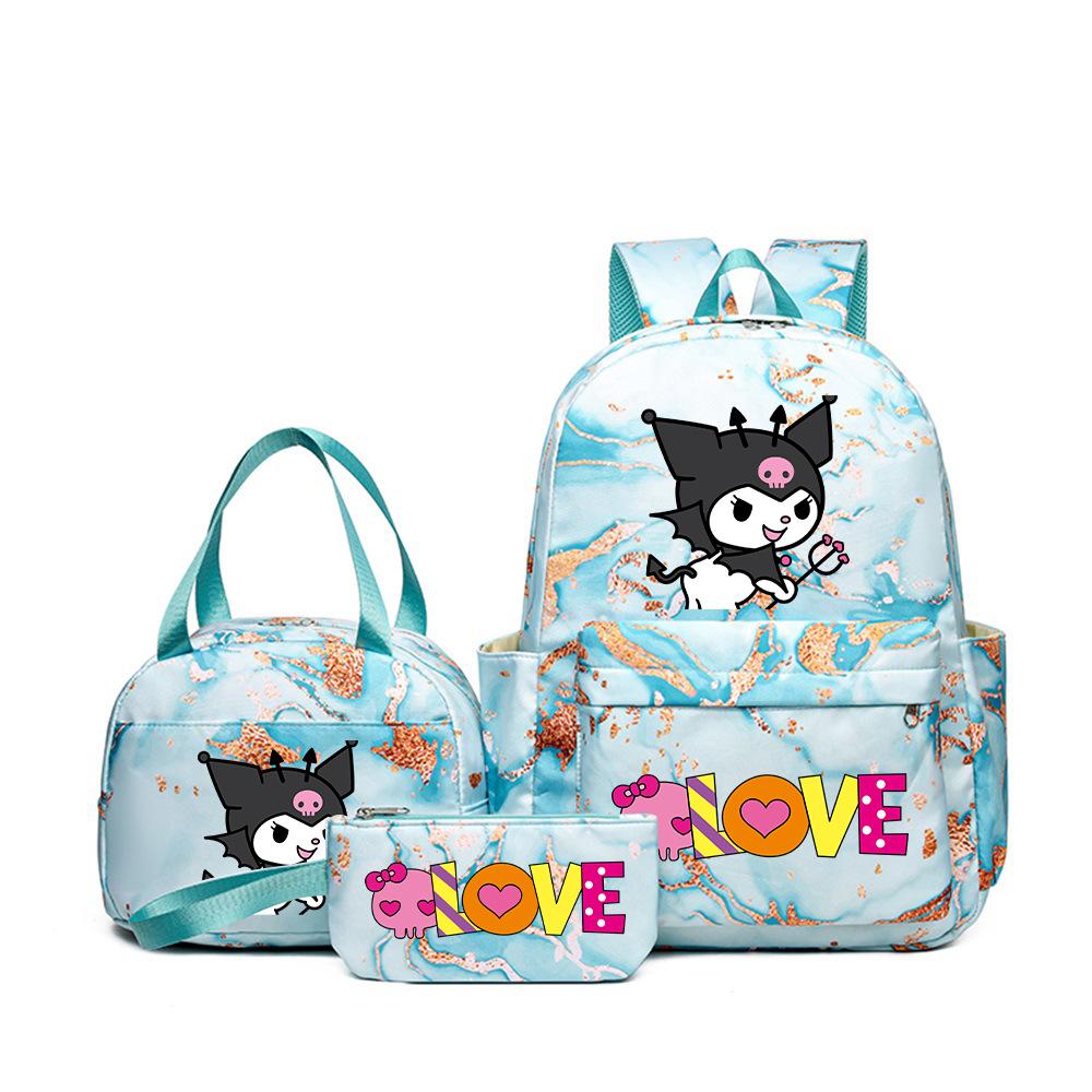 Student Schoolbag Cartoon Cute Large Capacity Backpack Lightweight Waterproof Middle School Student Backpack