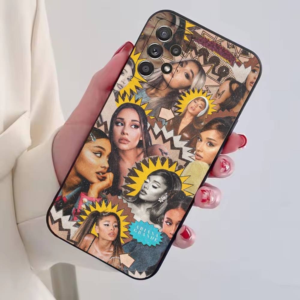 Singer A-Ariana Grande Phone Case For Samsung S25,S24,S21,S22,S23,S30,Ultra,S20,Plus,Fe,Soft Silicone Black Cover