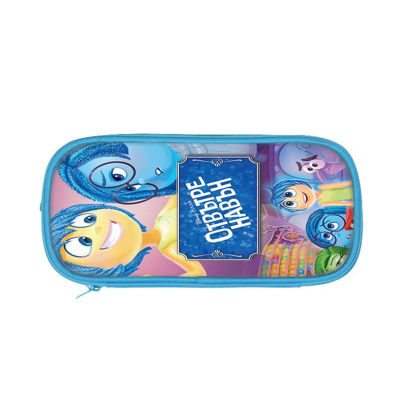 Inside Out Brain Characters Pencil Case With Large Capacity For Students And Office Use