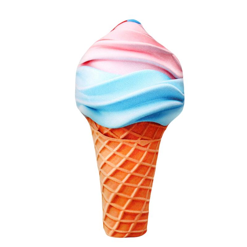 Cone Crispy Ice Cream Plush Toy Home Decoration Stuffed Doll Cushion Gift Kids