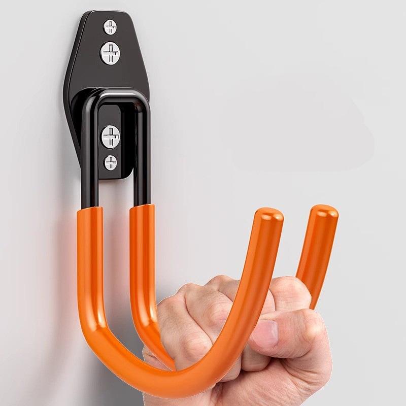Bicycle Garage Heavy Storage Hook Warehouse Hardware Strong Load-Bearing Small/Medium Square Hook Tool Storage Wall Metal Hook