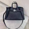 Bolsa Tote Casual Modificada de Couro Bovino de Primeira Camada (S12-52764)