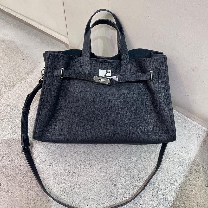 Bolsa Tote Casual Modificada de Couro Bovino de Primeira Camada (S12-52764)