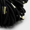 Daiso Black Hair Ties  Pack Of 40