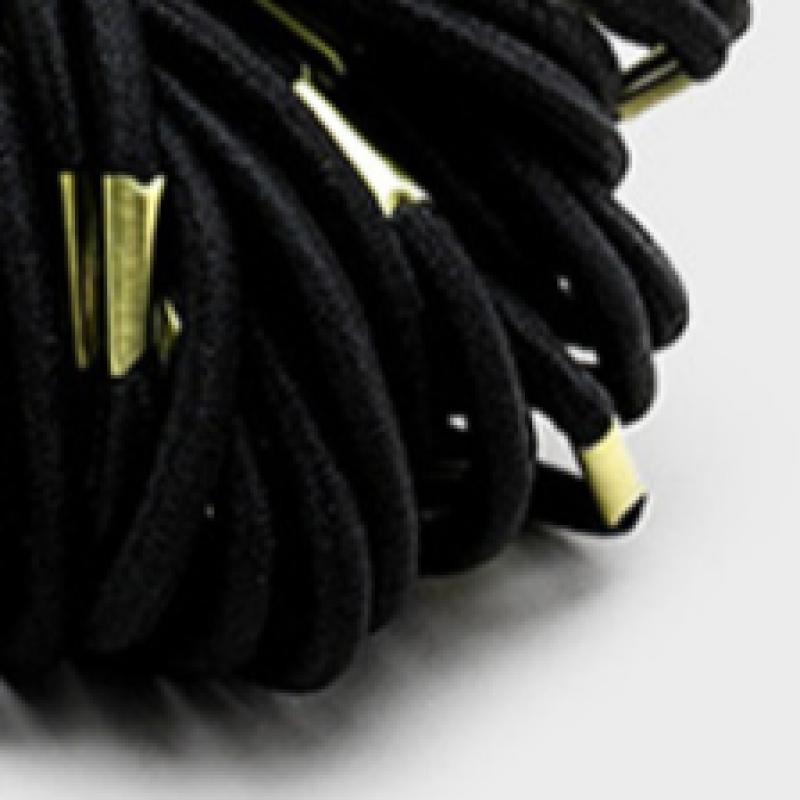 Daiso Black Hair Ties  Pack Of 40
