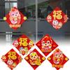 Red Snake Year Window Sticker Hard Cardboard Decorative Wall Sticker  Chinese Spring Festival
