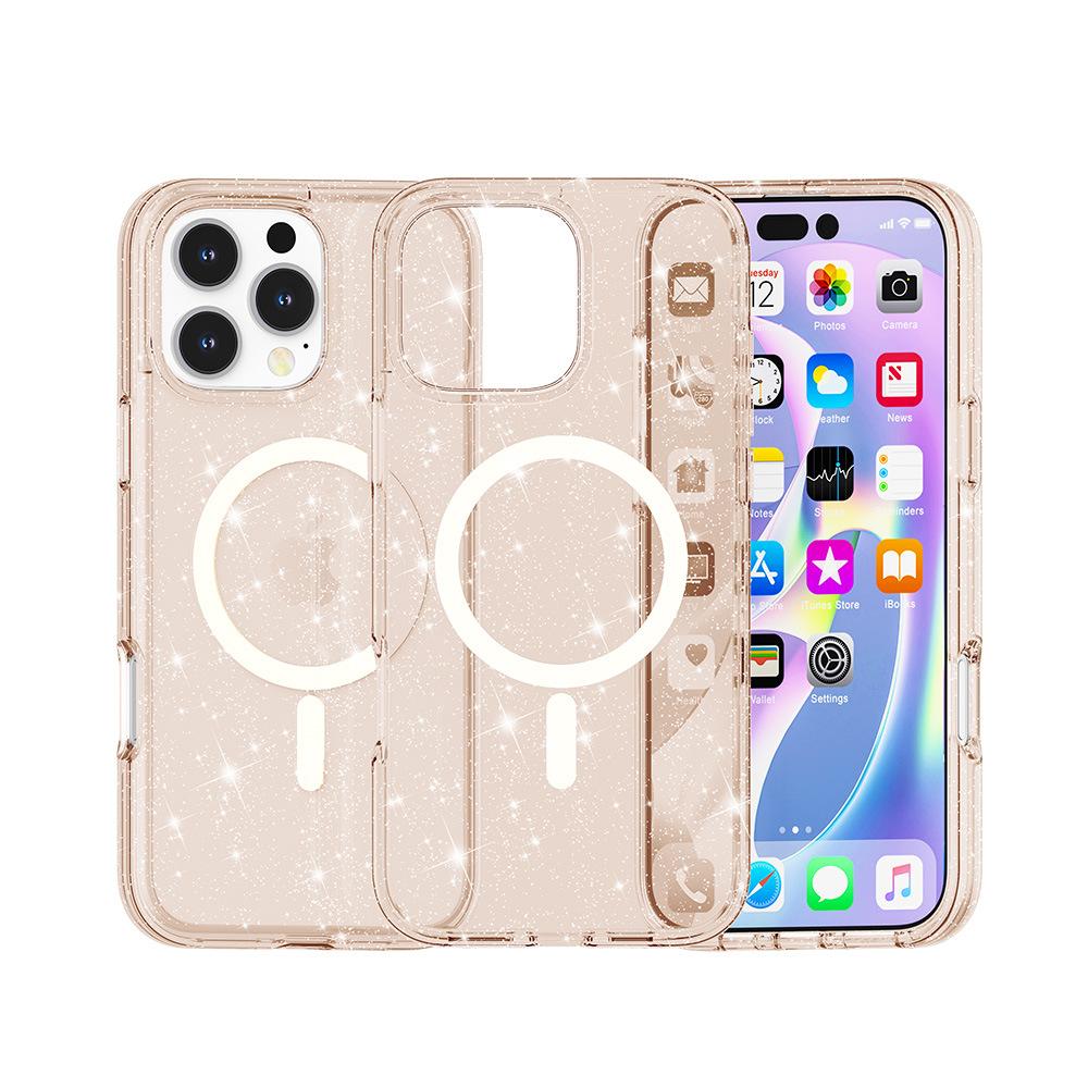 

Suitable for IPHONE16PROMAX Phone Cases, N52 Strong Magnetic Attraction, Anti-drop for IPhone 15 iPhone16