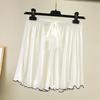 Pantaloncini larghi da casa Pantaloni tinta unita da donna di grandi dimensioni Pantaloni da esterno Pantaloni casual Pantaloni estivi a cinque punte in seta di ghiaccio