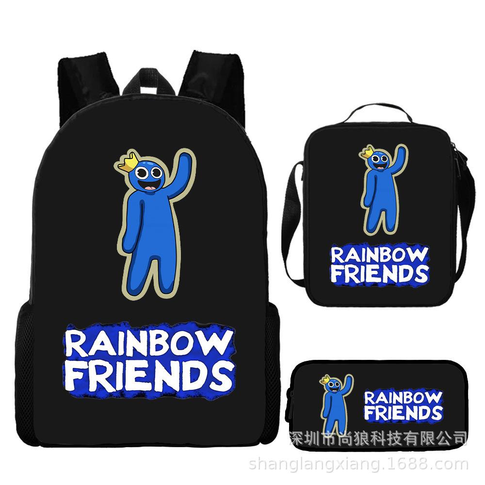 Rainbow Friends Plecak szkolny dla ucznia Plecak dziecięcy Plecak z nadrukiem cyfrowym Torba