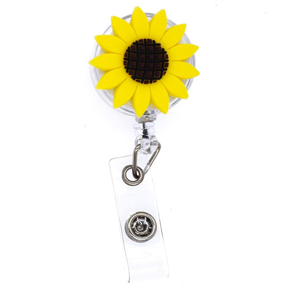 ID Card Name Card Holder Badge Holder Clip Retractable Badge Key Chain ID Badge Holder Nurse Doctor