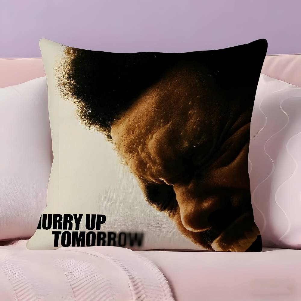 Singer Album T-The W-Weeknd Pillow Case Pillowcase Ultra Soft Skin Friendly Fabric Cloud Like Comfort & Concealed Zipper