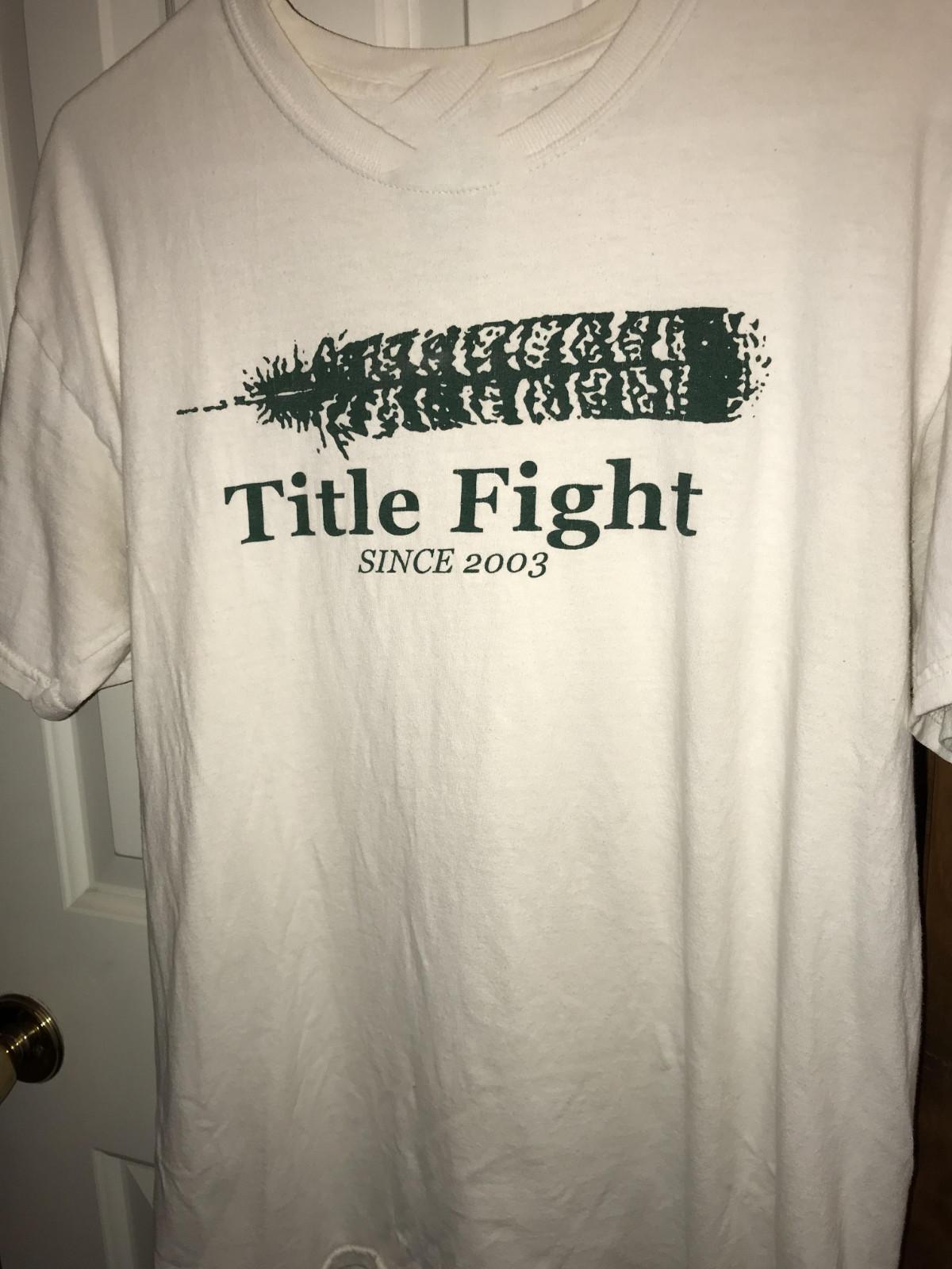 Rare Title Fight Band Cotton Gift For Fan S-2345XL T-shirt XXL