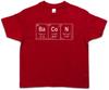 Ba Co N I Kids Boys T-Shirt Bacon Addicted Love Fun Teacher Scientist Chemistry