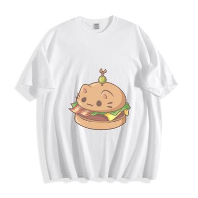 Kitty Burger T-Shirt - Entzückendes Katze Burger Unisex T-Shirt