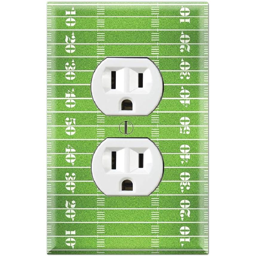

Графические настенные пластины - Футбольное поле - Двойная крышка настенной пластины с переключателем Duplex Outlet