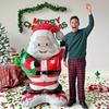 1/2pcs 47 Inch Standing Santa Claus Aluminum Foil Balloons, Suitable for Decoration and Christmas Themed Events