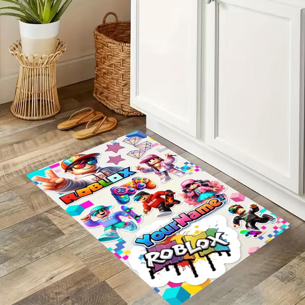 Roblox Customize Your Name Kitchen Rug Runner Rug Laundry Mat Hallway Entryway The Best Gift Choice