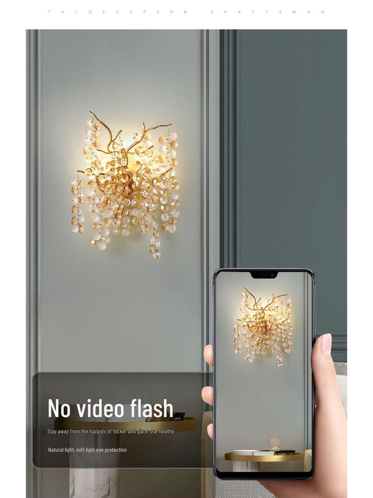 Luxury Creative Branch Wall Lamp for Living Room and Bedroom