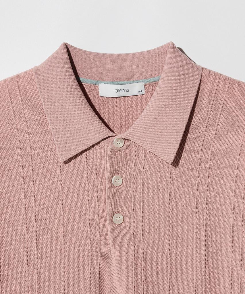 STCO Diems Ice Touch Collared Short Sleeve Knit_Pink (Classic Fit)_Dktxb02Csp