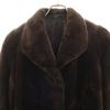 Beauty Products SAGA MINK Fur Coat F Brown Women Used