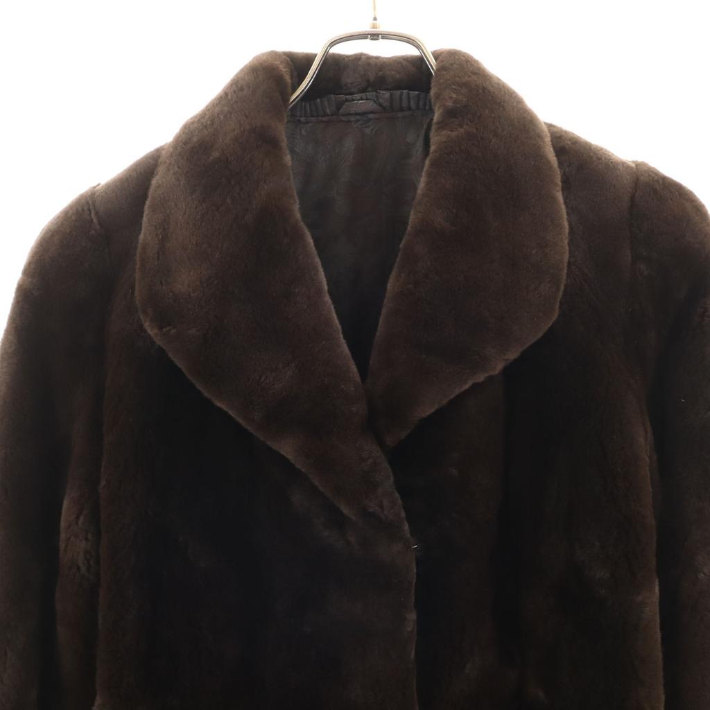 Beauty Products SAGA MINK Fur Coat F Brown Women Used