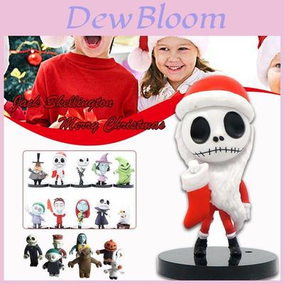 Delightful Jack Skellington Figure Set Featuring Nightmare Before Christmas Character Dolls For Kids And Collectors