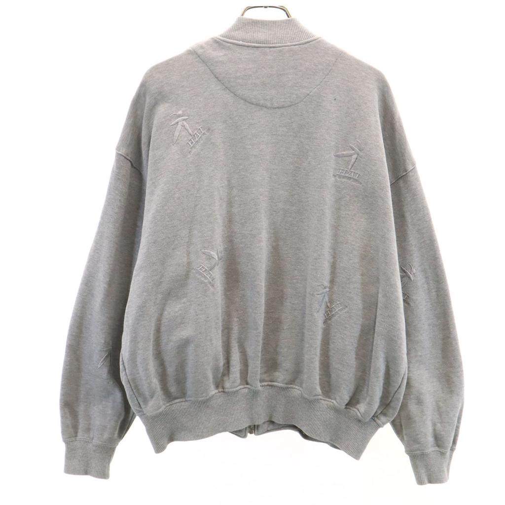 HAI SPORTING GEAR 90s Old Long Sleeve Sweat Zip Jacket M Isseimi Sunburn Men's Used