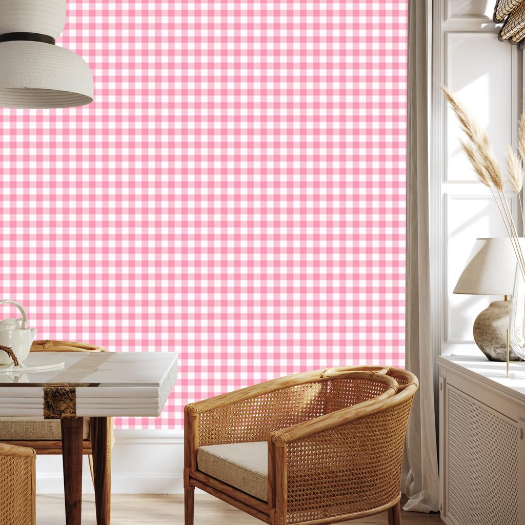 Powder Pink Wallpaper Fabric Pattern, Fine Detail 50x1000