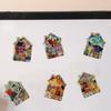 Fairy Tale Town Magnet Vintage House Refrigerator Magnet, Colorful Kitchen Fridge Accessories Magnetic Decoration Magnets
