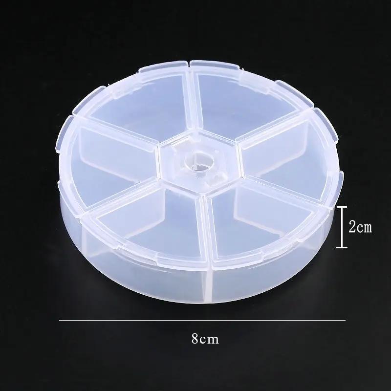 12 Sizes Plastic Storage Jewelry Box Compartment Adjustable Container Earring Box Jewelry Rectangle Box Case for Jewelry Display