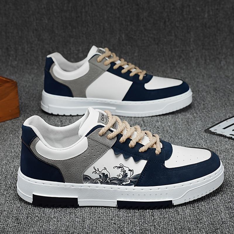 New Retro Board Shoes for Men, Oversized Casual Sports Shoes, Trendy Breathable Sneakers, Suitable for Outdoor Activities