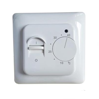 Fußbodenheizungsthermostat, 220 V, mechanischer Raumthermostat-Temperaturregler für elektrische Fußbodenheizung/Warmwasserbereitungs-Temperaturregler