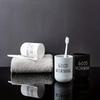 1pc Slogan Graphic Mouthwash Cup, Simple Couple Toothbrush Cup, Plastic Gargle Cup, Bathroom Tumbler, Bathroom Accesso