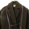 AMERI UNDRESSED 3WAY Blanket Wool coat F khaki Women Used
