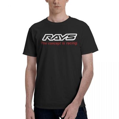 Rays Volki Racing 100 Cotton Casual Breathable Confortable Kawaii Mens Clothing Deals Men Clothes