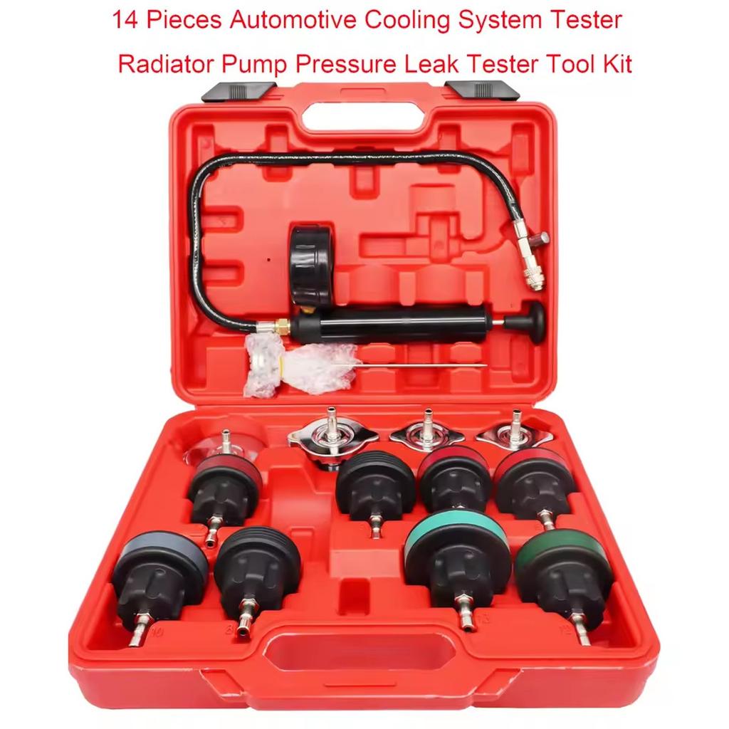 Nástroj pro detekci úniku tlaku v chladiči automobilu Nástroj pro změnu tlaku pro vakuové plnění nemrznoucí směsí (14-18) soubor