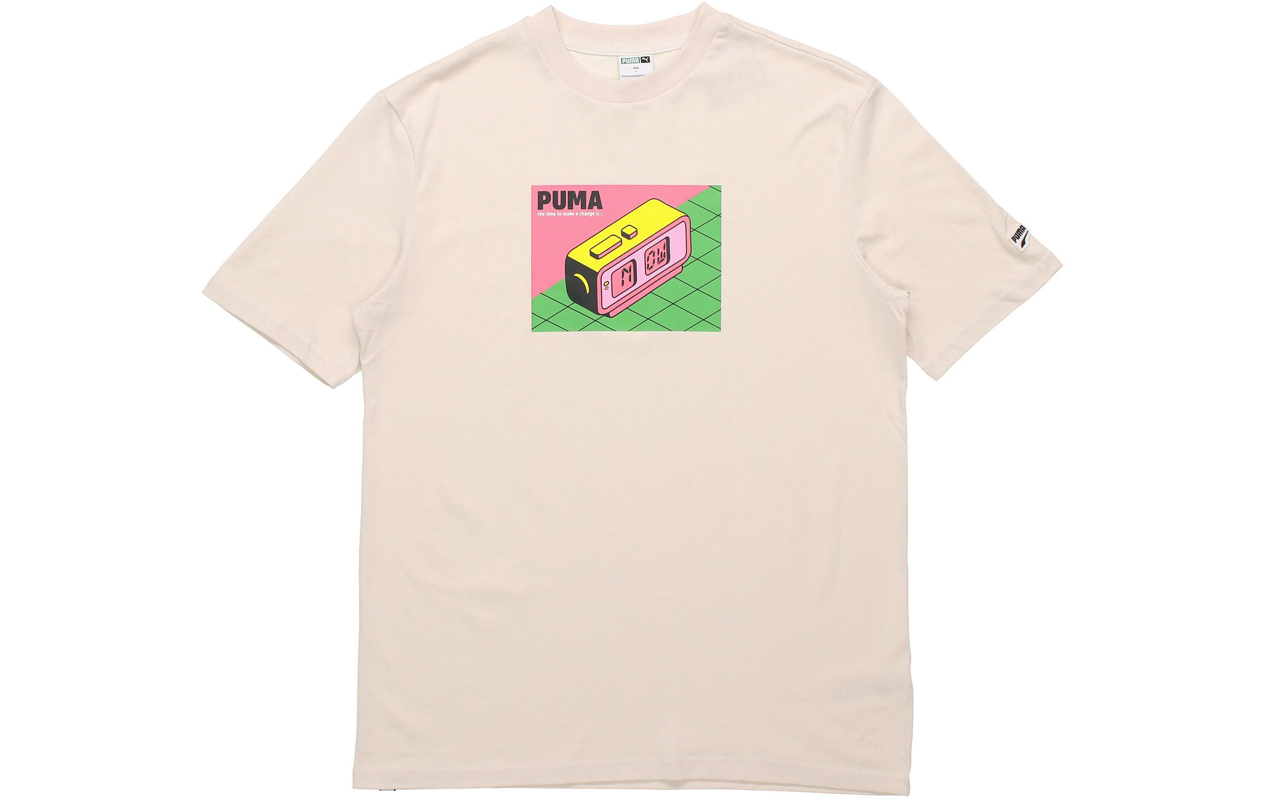 PUMA Set-in Sleeve T-Shirt Men s Birch Wood 599181-85 XL