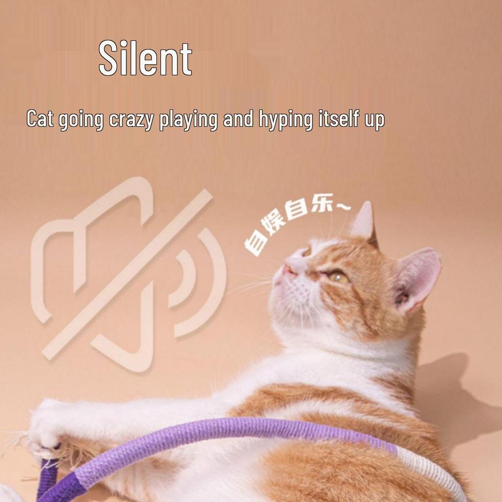 Boredom Relief Cat Toy: Interactive Catnip Teaser Stick with Wear-Resistant Rope for Young Cats
