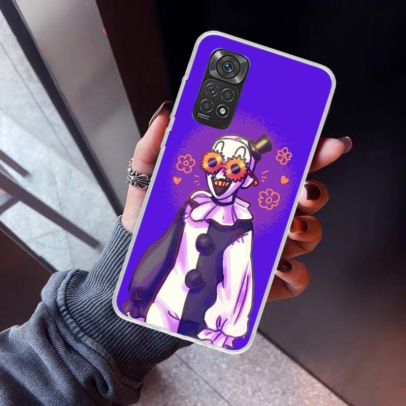 Horror Movie Terrifier Phone Case For Xiaomi Redmi Note 15 14 14S 13 12S 12 Pro Plus 11S 11 10S 10 4G Cover 11E 11T 5G Print Fun