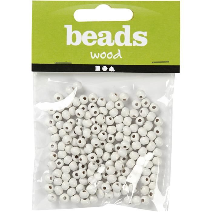Perles en bois. Réf 570392