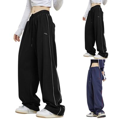 Women's High Street Retro Street Dance Sweatpants Loose Casual Drag Floor Hip Hop Sweatpants