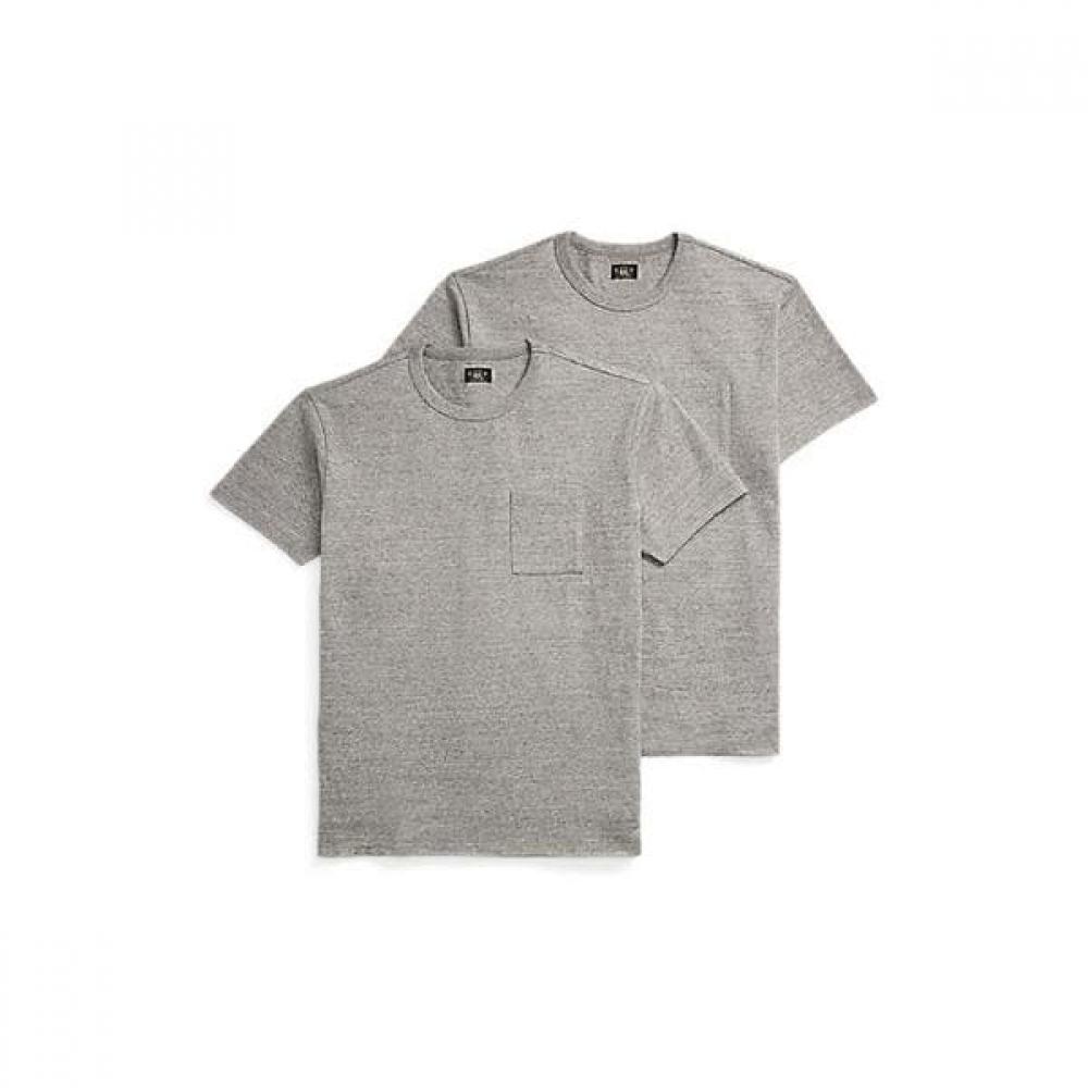 Rrl GarmenT Dye PockeT T shirT Two Pack  mnrrTsh1n820155020 S