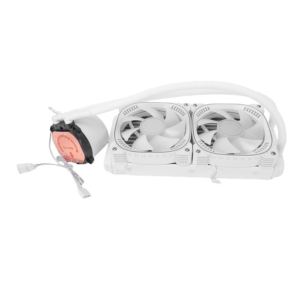 ARGB Liquid CPU Cooler Support for AM4 AM5 2.2 Inch LCD Temperature Display Close   AIO Liquid Cooler with 240mm
