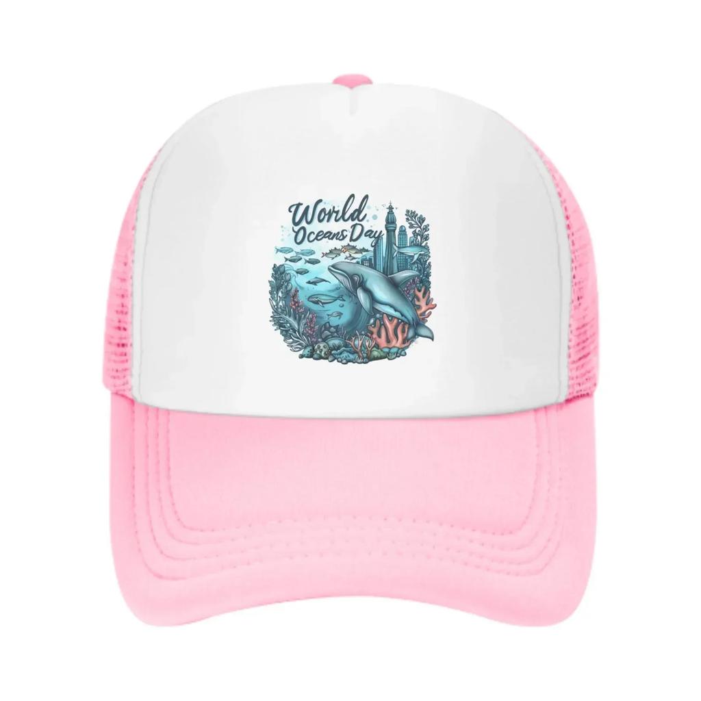 Ocean World Baseball Caps Fashion Trucker Hat Unisex Mesh Caps for Women Men Outdoor Leisure Travel Neutral Sunshade