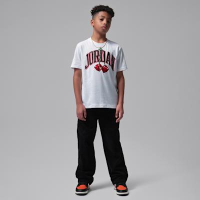 Unisex Jordan Kids T Shirts Crew Neck