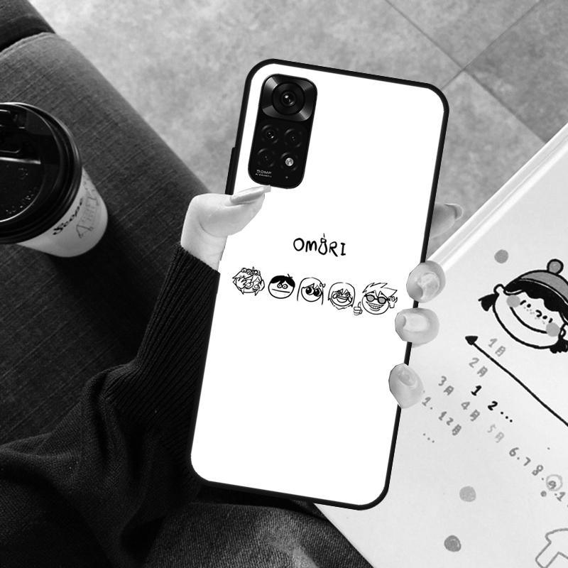 Omori Case For Xiaomi Redmi Note 11 10 9 8 12 Pro 10S 11S 12S Cover For Redmi 9 10 10A 9C 10C 12C