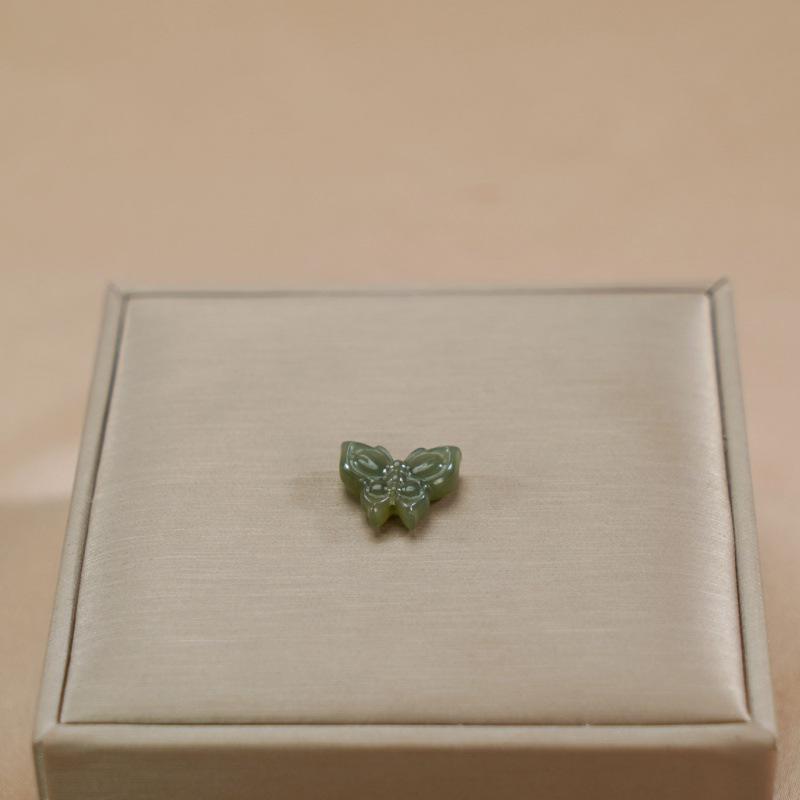 High Quality Natural Hetian Jade Round Beads - DIY Jewelry Accessories, Semi-finished.