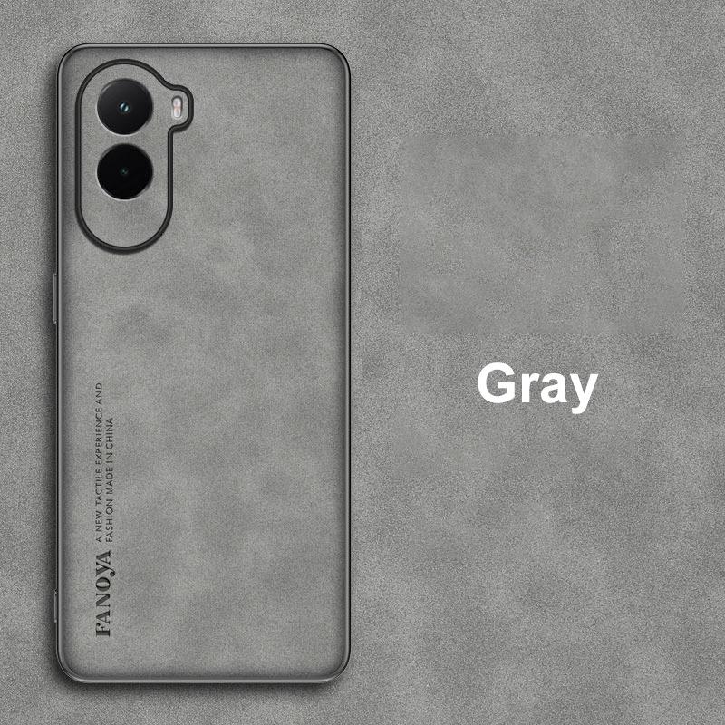 For Xiaomi Poco M7 4G Case Luxury PU Leather Phone Case For PocoM7 4G Back Cover Matte Silicone Shockproof Full Protection Coque