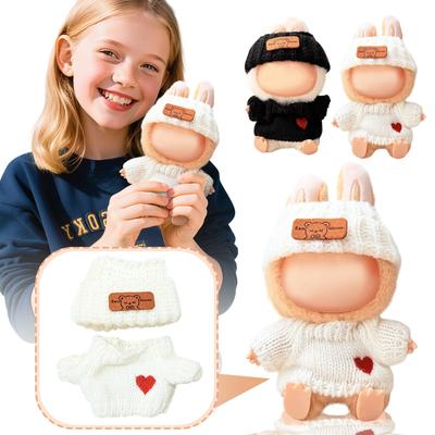 Just The Clothes Bear Gloves Sit And Sit Party Doll Costume, Universal Doll Costume, Full Of Love, Sweater Set, Cute